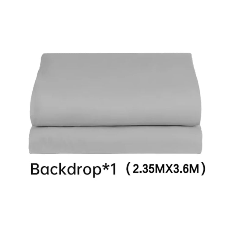 Cenário de tela verde Chromakey grande portátil com suporte para fotografia, sistema de suporte para gravação de vídeo e foto 240x400 cm