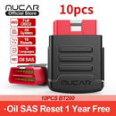Ferramentas de diagnóstico automotivo MUCAR BT200 OBD2 Bluetooth Wifi Scanner para todos os carros Auto Testador OBD2 15 Redefinições de diagnóstico