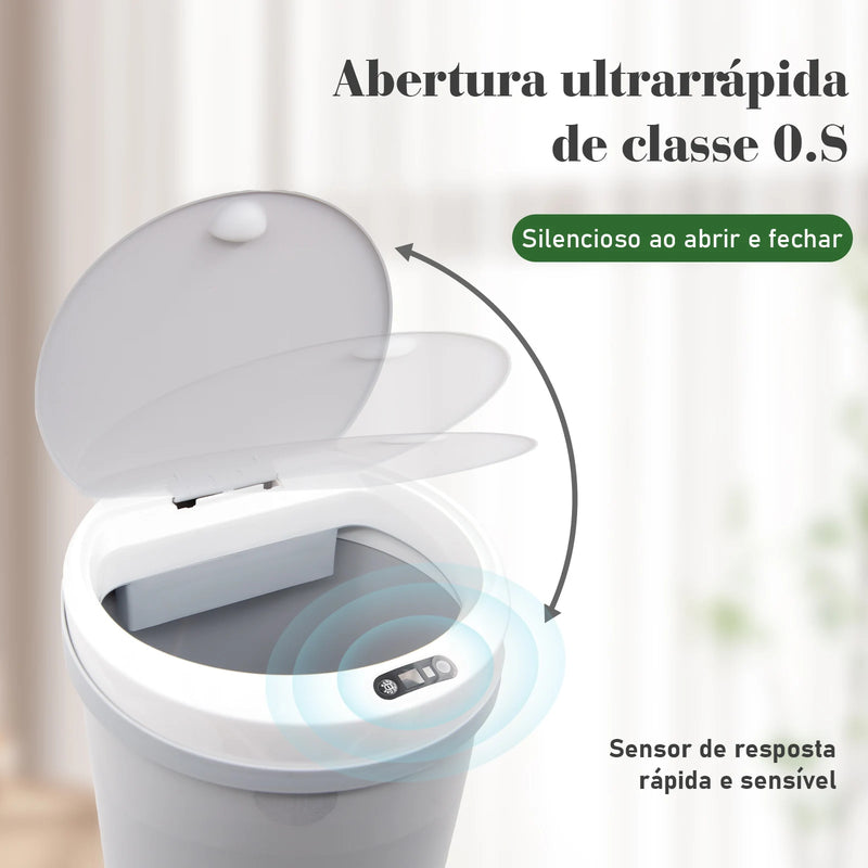 Lixeira de reciclagem automática com sensor/Lixeira de reciclagem automática com sensor, Lixeira de reciclagem inteligente, Lixeira de reciclagem automática para banheiro, Coibeu, Brasil