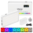 Luz de vídeo Ulanzi VL120 RGB branca de cor total, 2500K-9000K, LED para fotografia, luz de preenchimento para câmera, luz para vlog ao vivo, luz de preenchimento ajustável.