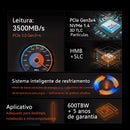 SSD M2 KOOTION X15 NVME 256GB ou 512GB PCIe 3.0x4 M.2 2280 Disco Rígido Interno para Laptop Desktop