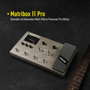 SONICAKE Matribox II Pro Brasil Tela sensível ao toque colorida de 4,3" para modelagem de amplificadores de guitarra e baixo, multiefeitos com IR e pedal de expressão QME-200