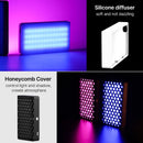 Painel de luz LED RGB Ulanzi LT002, luz de preenchimento de bolso de 7 polegadas, regulável, 2500-9000K, 4000mAh, fotografia para transmissão ao vivo
