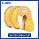 Filamento PLA fosco ELEGOO 1 kg, filamento FDM para impressora 3D de 1,75 mm, precisão dimensional de +/- 0,02 mm, bobina de papelão de 1 kg (2,2 lbs)