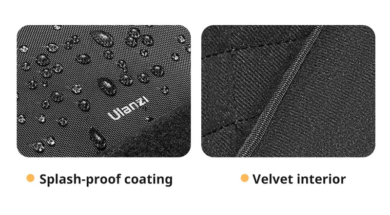 Bolsa tiracolo Ulanzi BC08 com capacidade de 9L, à prova de respingos, universal, para fotografia, bolsa transversal para câmera DSLR, organizador de viagens ao ar livre