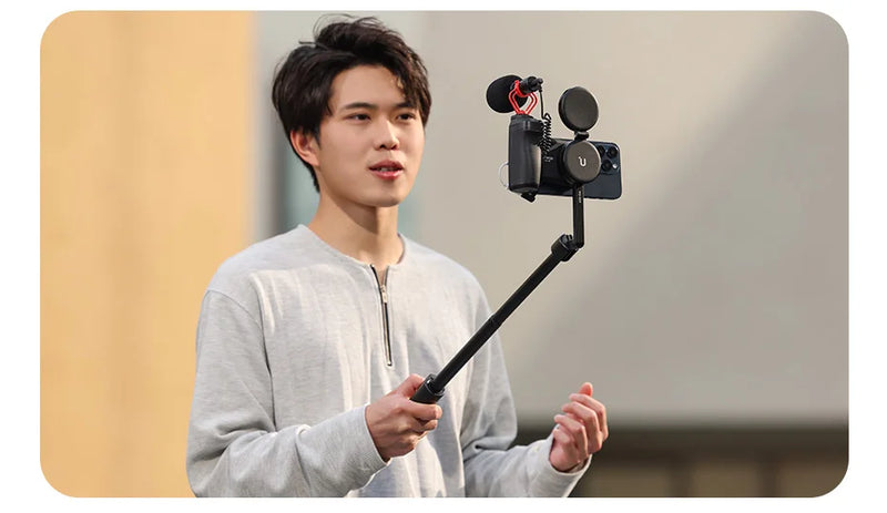 Ulanzi MA35 MagSafe para Smartphone, Alça de Obturador para Câmera Bluetooth, Alça para Selfie, Estabilizador de Câmera para Fotos, Vertical e Horizontal