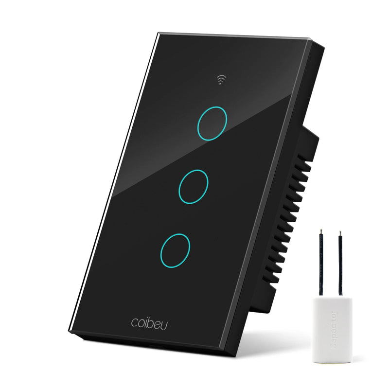 Interruptor Inteligente 1, 2, 3 ou 4 Botões Monopolar, sem Necessidade de Neutro, 1 Canal, 16A - Compatível com Alexa e Google Home