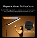 Luz de tubo de ar portátil Ulanzi UA20 90 cm 20 W 2700 K-6500 K luz de preenchimento magnético inflável bicolor para fotografia de transmissão ao vivo