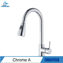 Torneira de cozinha FMHJFISD, torneira de cozinha dourada escovada, torneira de água retrátil, misturadora de alça única, rotação de 360 graus, torneira de chuveiro de cozinha