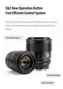 Lente VILTROX 27mm 75mm F1.2 para Fuji X, equivalente à lente Sony E 27mm 1.2, com foco automático e grande abertura, ideal para retratos em câmeras APS-C da Fujifilm.