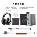 Fone de ouvido com fio Oneodio A71, com microfone, para estúdio DJ, monitor profissional, gravação e mixagem para jogos