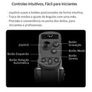 Estabilizador de gimbal oficial FeiyuTech SCORP C2 para câmeras DSLR e mirrorless com rastreamento de IA para filmagens verticais, capacidade de carga de 3,5 kg.