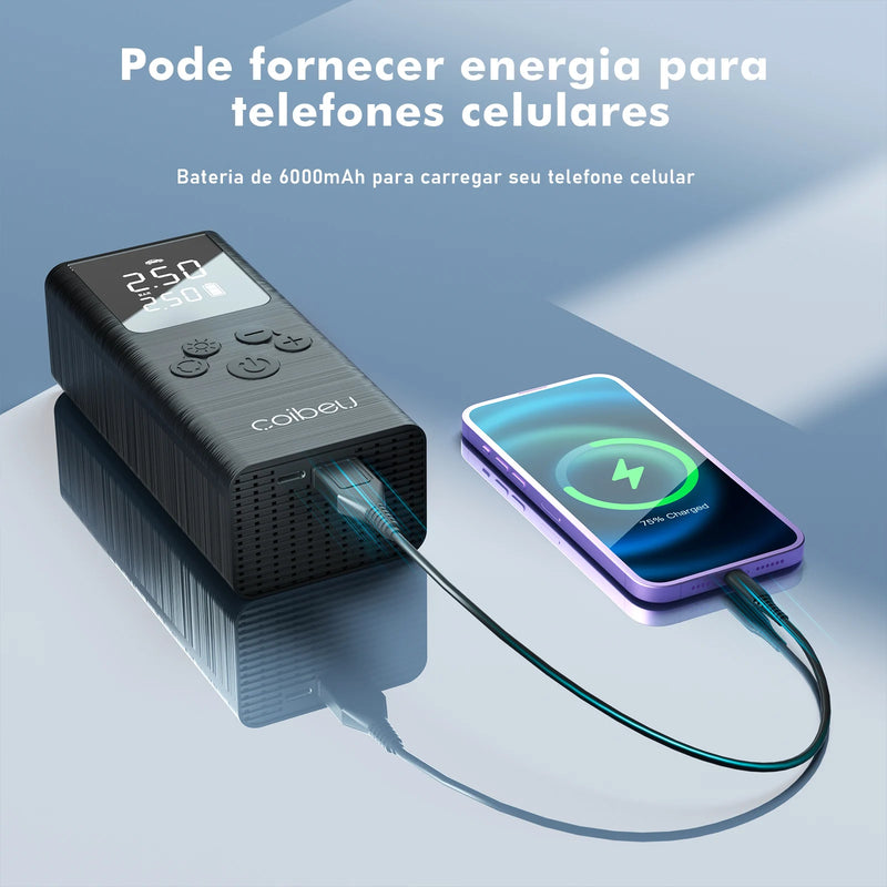 Compressor de ar portátil, mini compressor de ar portátil, compressor de ar, bomba de enchimento de pneu de carro, bomba de ar portátil