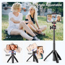 Ulanzi MT-08 Mini Tripé Branco Dobrável Monopé Tripé 1/4'' Universal para DSLR Android iPhone Smartphone