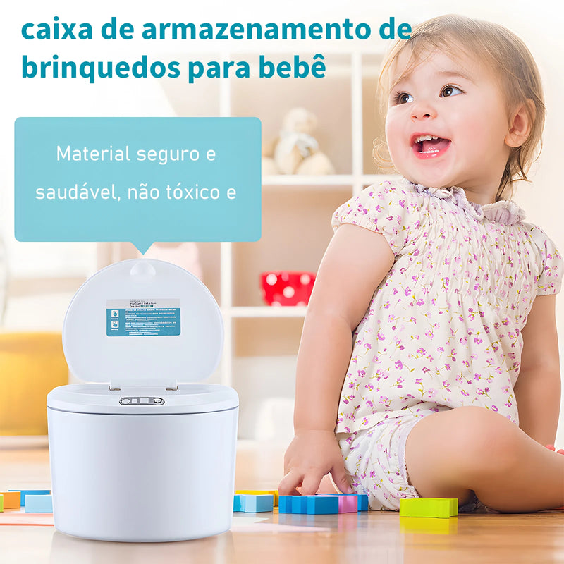lixeira com sensor automático e inteligente de 3 litros