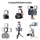 Mini Vlog VL49 LED, Luz de Preenchimento com 6W Branco 2000mAh 5500K Iluminação Zoom - para Fotográfica, Vídeo, Telefone, Selfie