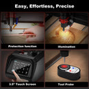 Roteador CNC Twotrees TTC6050 com sensor infravermelho, fuso de esferas de 500 W para gravação a laser, fresagem e usinagem de madeira, metal, acrílico e PCB.