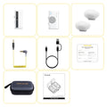 7RYMS iRay DW10 Mini Microfone sem fio multifuncional para câmera, smartphone, computador, vlog, transmissão ao vivo, entrevista