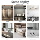 Luz noturna LED com sensor de movimento 20/30/40/60 cm, sem fio, USB, para armário, luz noturna, lâmpada para guarda-roupa, cozinha, armário, quarto