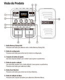 Pedal de guitarra KOKKO com efeito sintetizado, 18 modelos de amplificadores, IR 512, sampler Dot, bateria eletrônica e função de loop. Acessórios para guitarra KMF-1.