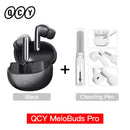 Fones de ouvido QCY MeloBuds Pro ANC Bluetooth 5.3 sem fio 46dB híbrido ANC Hi-Res LDAC fones de ouvido 6 microfones 34h detecção intra-auricular