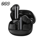 Fones de ouvido sem fio QCY Melobuds N50 ANC Bluetooth 5.4 com cancelamento de ruído ativo, 6 microfones, conexão multiponto para chamadas nítidas