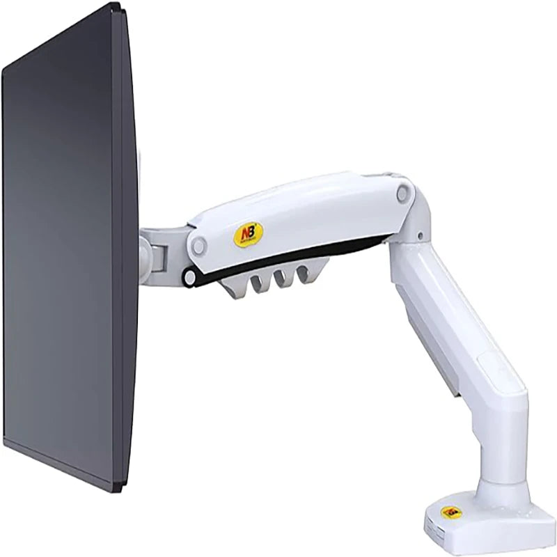 Suporte de monitor LCD LED de mesa de 17 a 30 polegadas com mola a gás F80 Braço ergonômico Suporte de gás Flexi Mount Carga 2 a 9 kg