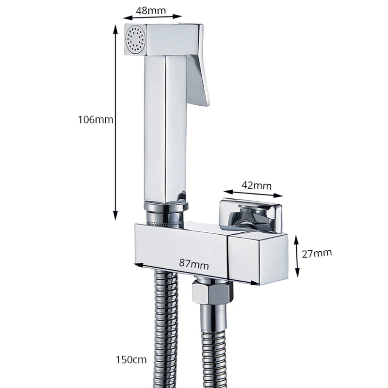 Torneira para bidê de banheiro Uythner, torneira de latão, misturador, chuveiro de água fria, pulverizador, torneira, torneiras para vaso sanitário, alça para vaso sanitário, jato