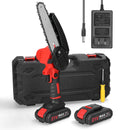 Motosserra KKMOON 21V 4/6/8 polegadas Serra elétrica de corrente sem fio Serra de poda portátil Serra elétrica portátil para marcenaria Ferramenta de corte