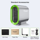 Nível a laser autonivelante Huepar de 2 linhas, feixe verde/vermelho, base magnética, bateria de íons de lítio recarregável, para construção e ferramentas de bricolage