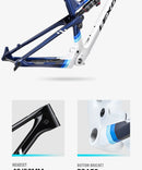Quadro de carbono LEXON FLYER XC 29er 2215g Suspensão total Curso de 120mm Trava remota Boost Suporte para canote retrátil 15 17 19 21 polegadas