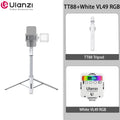 Tripé para celular Ulanzi TT88 de 1,44 m com braçadeira magnética e extensão remota sem fio para transmissão ao vivo e vlog