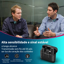 Microfone de lapela sem fio Ulanzi J12 com mini microfone para gravação de áudio e vídeo, plug-play para smartphone Android e iPhone, transmissão ao vivo