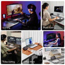 Teclado Ulanzi D200 D200H Stream Deck com 13 teclas macro, controlador Steam para YouTube, escritório, jogos e transmissões ao vivo. Suporte para TF/SD/USB 3.0.