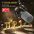 Microfone dinâmico XLR de gravação FIFINE com monitoramento em tempo real, microfone de streaming USB com botão de ganho/mudo por toque para PC, mixer-K688