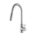 Torneira de cozinha FMHJFISD, torneira de cozinha dourada escovada, torneira de água retrátil, misturadora de alça única, rotação de 360 graus, torneira de chuveiro de cozinha