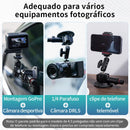 Kit de suporte de carro com ventosa Ulanzi para câmera de ação de celular GoPro Hero Insta360 DJI Magic Arm com rotação flexível e vidro que suga