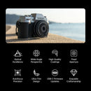 Lente de câmera VILTROX AF 28mm F4.5 com chip autofoco e moldura completa retrô fina para montagem Fujifilm X Sony E Nikon Z