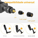 Suporte de mesa para microfone VIJIM LS24, suporte para câmera DSLR, braço de microfone com suspensão ajustável e suporte de parafuso de 1/4 para gravação