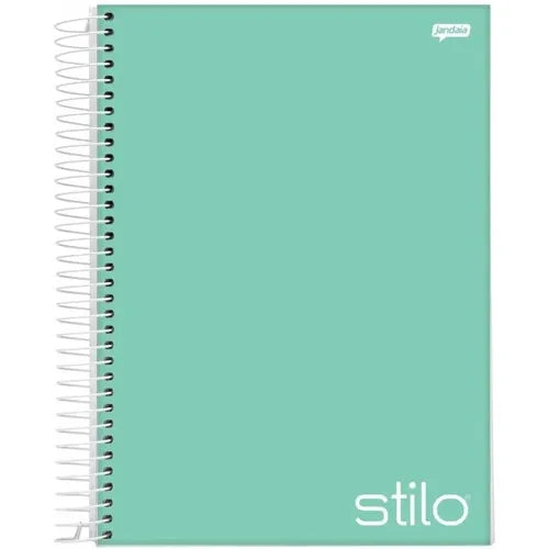 Caderno Universitário Tom Pastel Capa Dura 80 Folhas 27,5x20 cm