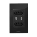 Interruptor Inteligente Tuya Compatível Alexa, Smart Switch com Neutro, APP e WiFi por Toque,