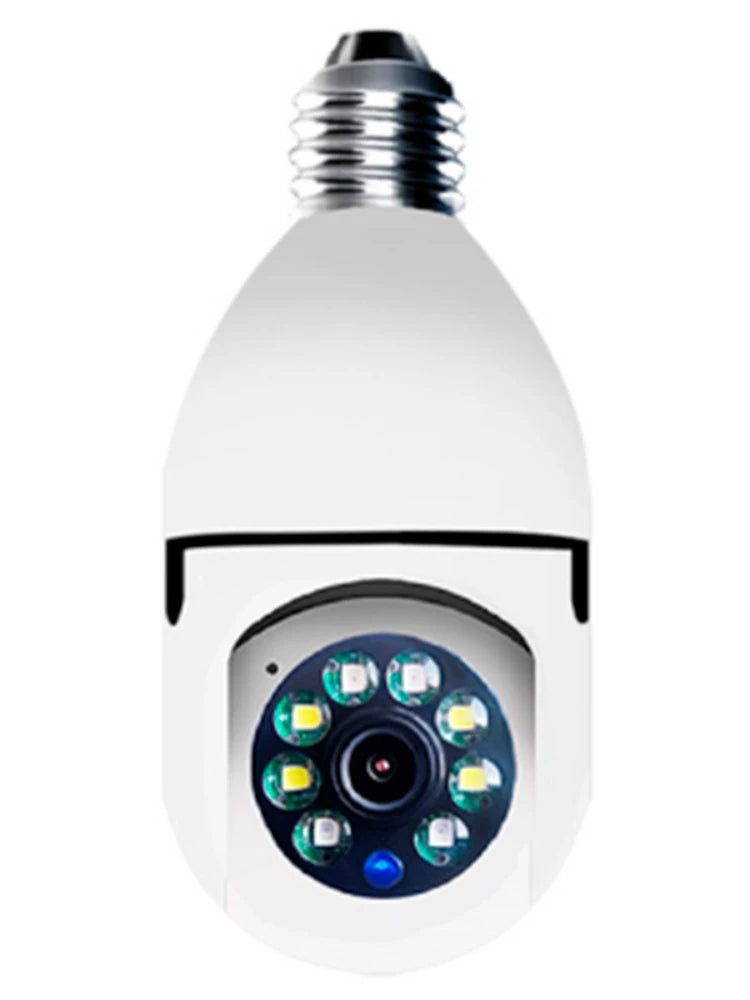 câmera com Canhão de luz de alta definição 1080P, WIFI, visão noturna, celular, monitoramento remoto, máquina de agitação, rotação de 360 níveis