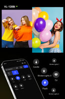 Ulanzi VL-120Bi VL-120C 120W V-Mount COB Luz sem fio Controle por aplicativo 2700K-6500K Luz de vídeo para fotografia de vídeo de esquete