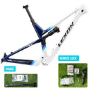 Quadro de carbono LEXON FLYER XC 29er 2215g Suspensão total Curso de 120mm Trava remota Boost Suporte para canote retrátil 15 17 19 21 polegadas