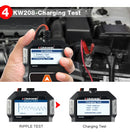 Testador de bateria automotiva KONNWEI KW208 12V 100 a 2000CCA, testador de circuito de partida e carga, aplicador de bateria, ferramentas para bateria de 12 volts