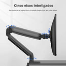 SUPORTE DE MONITOR DE MESA ARTICULADO COM MOLA A GÁS WK-MSP1