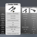 Microfone Shotgun COMICA VM40 com Modos Sem Fio, 48kHz/32 bits, Supercardióide, para Câmera, Celular e PC, Ideal para Cineastas