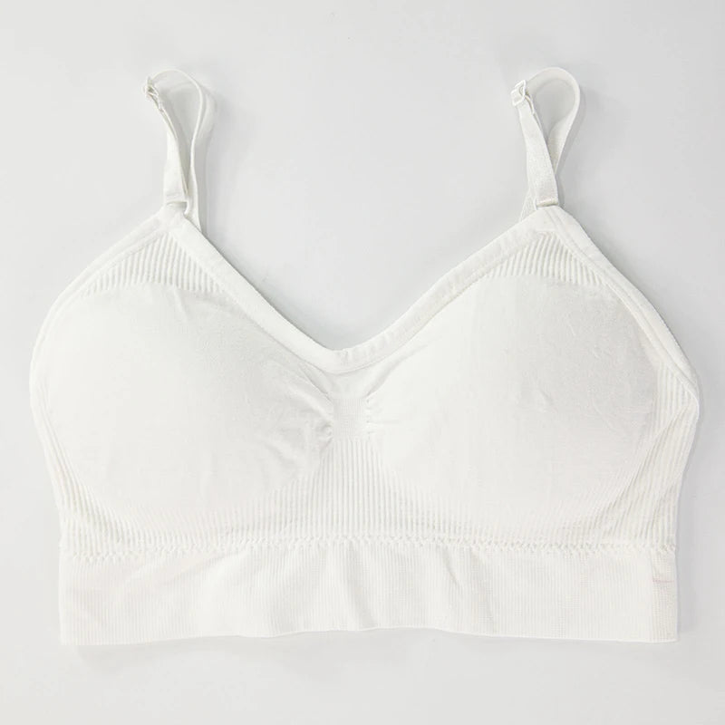 Sutiã feminino sem costura, secagem rápida, respirável, ioga, academia, corrida, push up, top esportivo à prova de choque