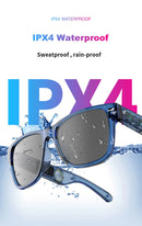 Óculos de Sol Inteligentes KUMI Meta V1, Polarizado com Bluetooth, à Prova D'água IPX4, Fones de Ouvido Abertos, Assistente de Voz com IA