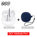 Fones de ouvido sem fio QCY HT10 AilyBuds Pro+ com cancelamento de ruído ativo (ANC), áudio de alta resolução com LDAC, Bluetooth 5.3, 6 microfones, IA para chamadas em HD e conexão multiponto.